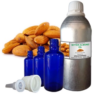 BITTER ALMOND OIL, Prunus Amygdalus, 100% Pure & Natural Essential Oil